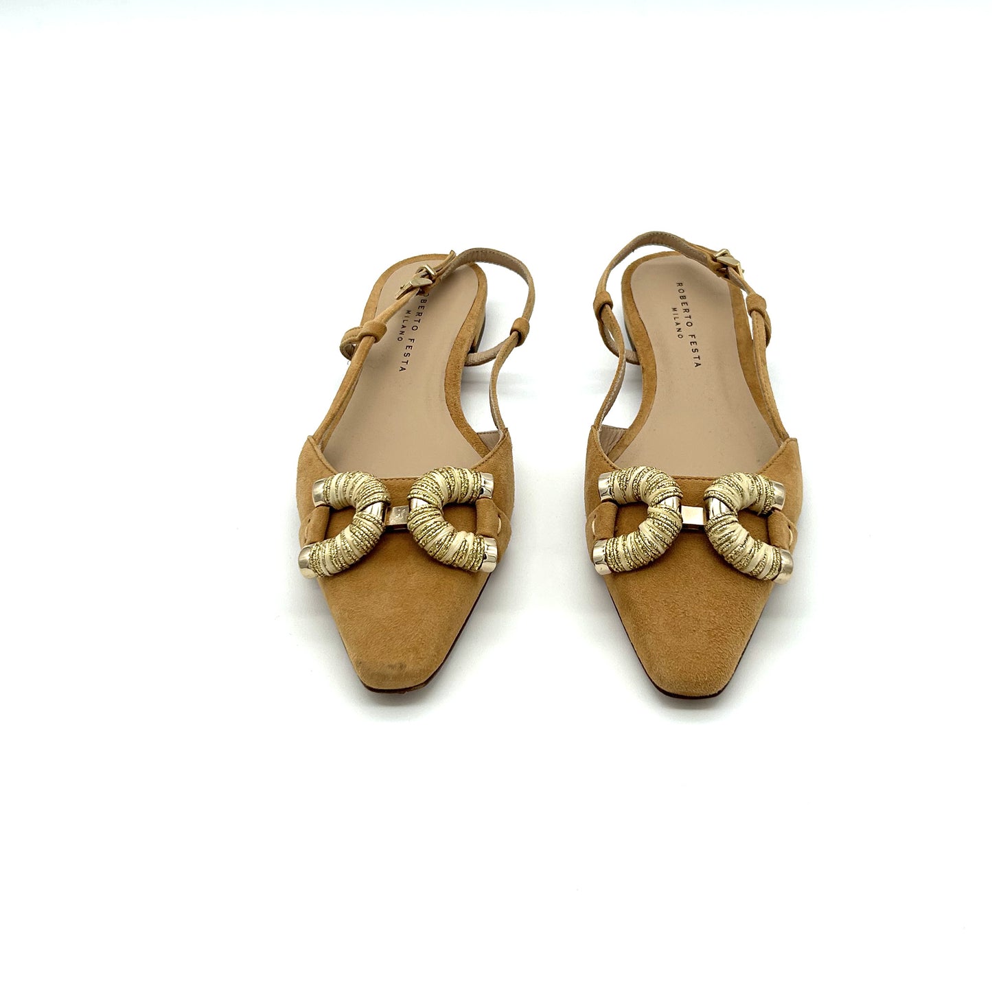 ROBERTO FESTA Slingback Pelle Scamosciata