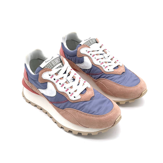 VOILE BLANCHE Sneakers Suede e Tessuto Tecnico