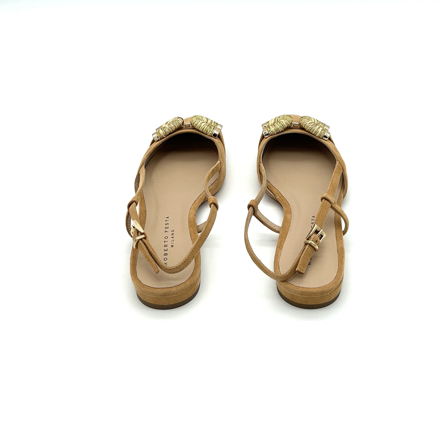 ROBERTO FESTA Slingback Pelle Scamosciata