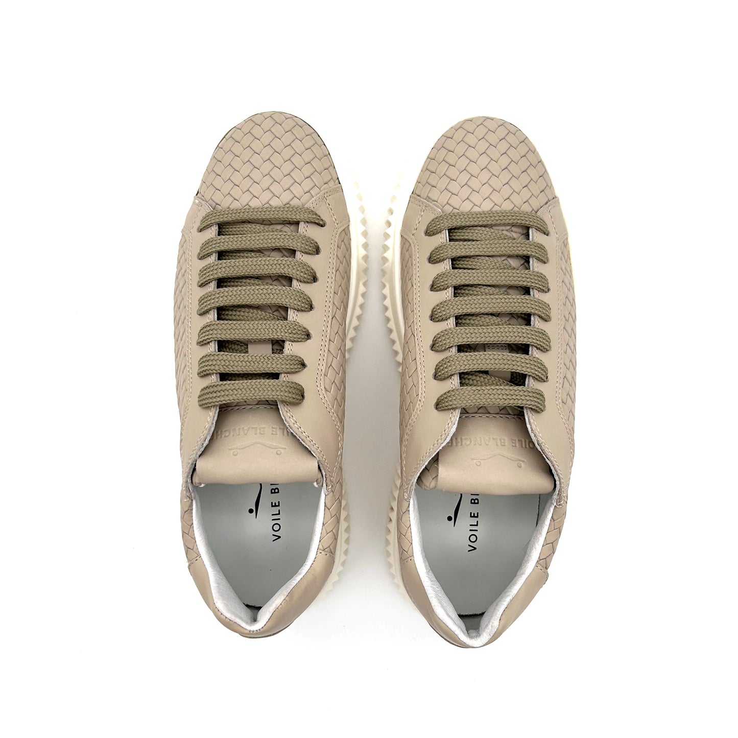 VOILE BLANCHE Sneakers Pelle Intrecciata