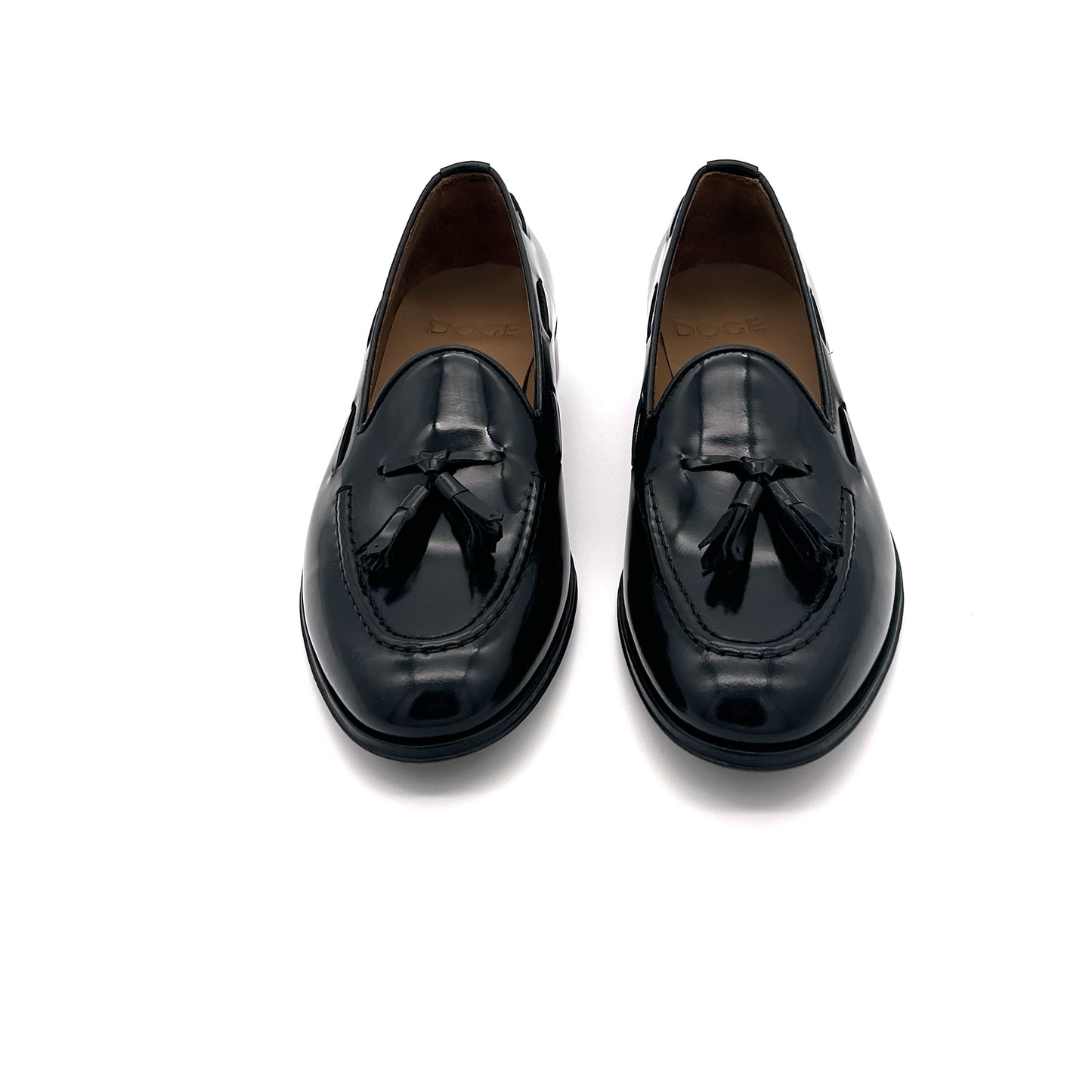 DOGE Mocassini Nappine Pelle Spazzolata