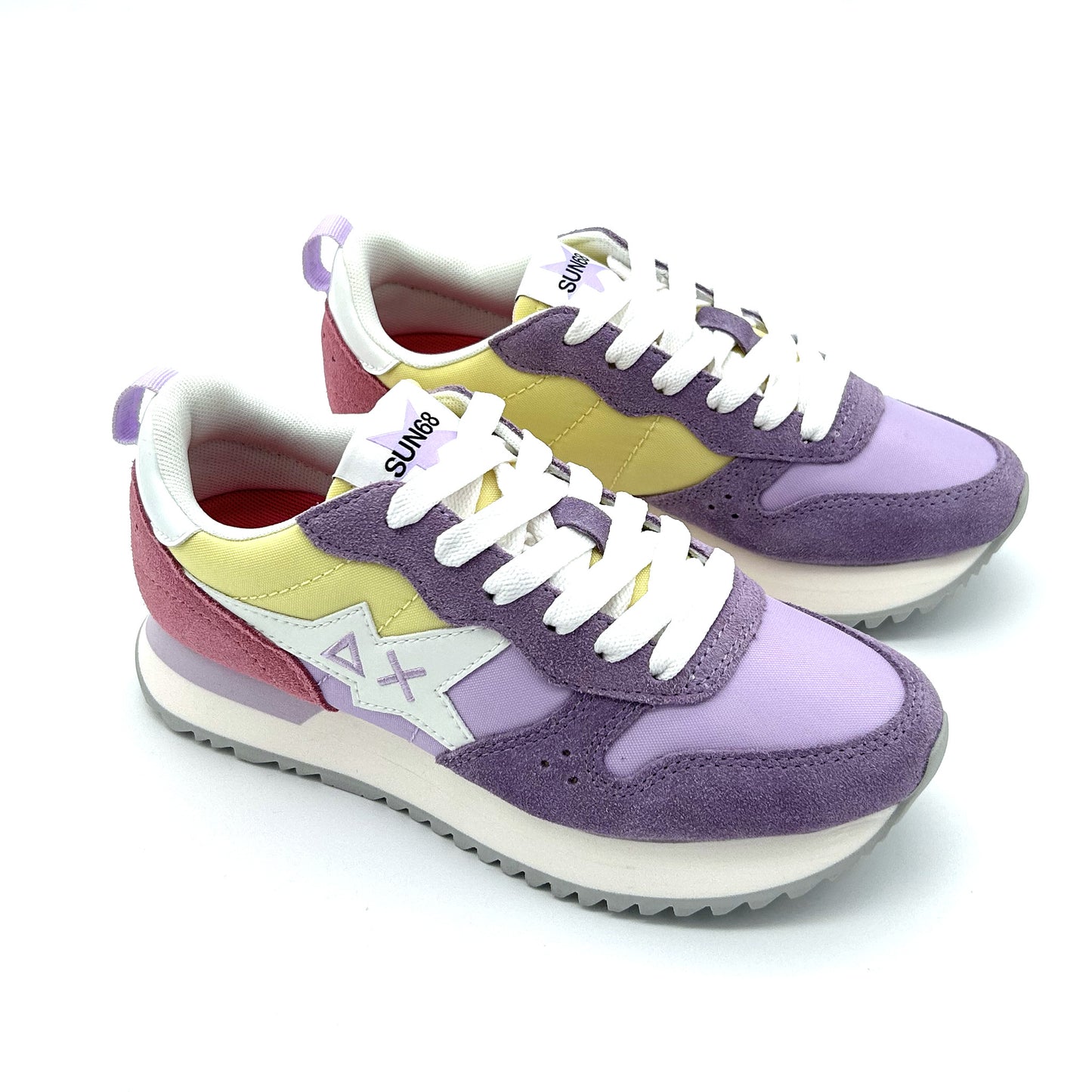 SUN68 Sneakers Suede e Nylon