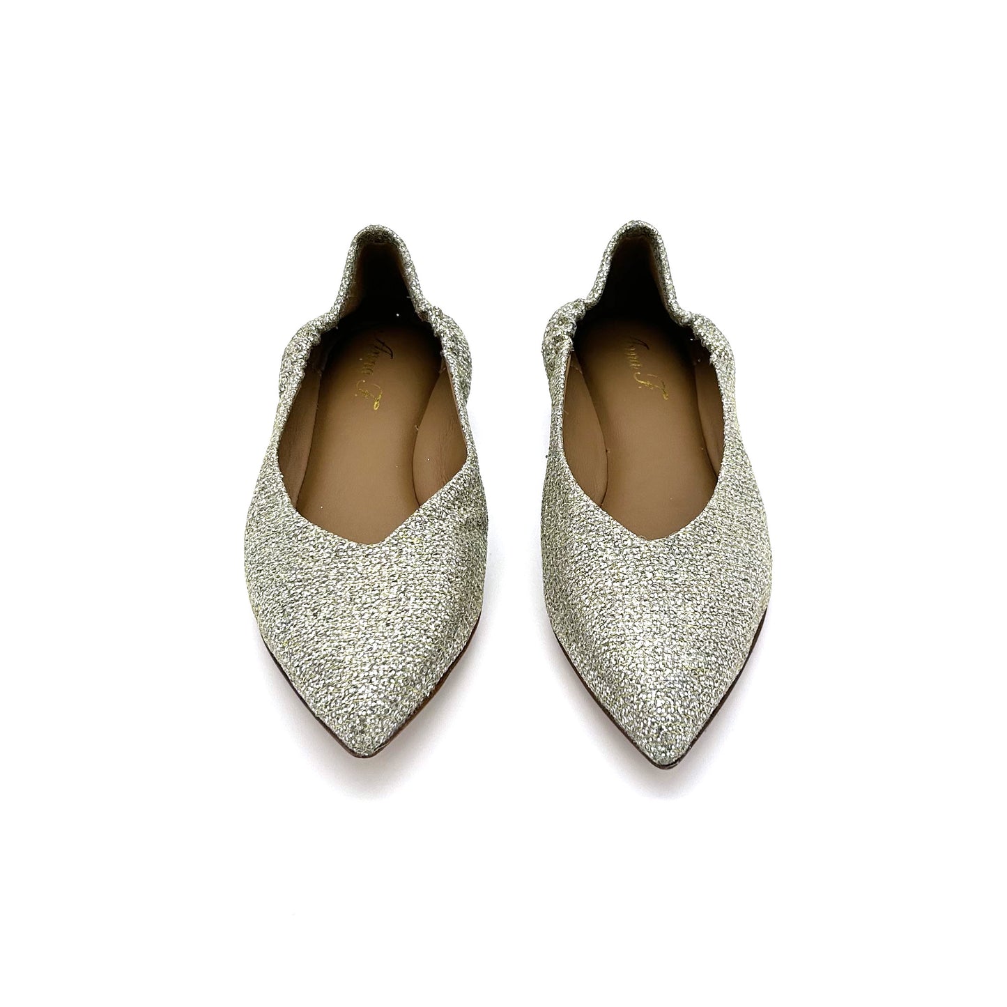 ANNA F. Ballerine Tessuto Glitter