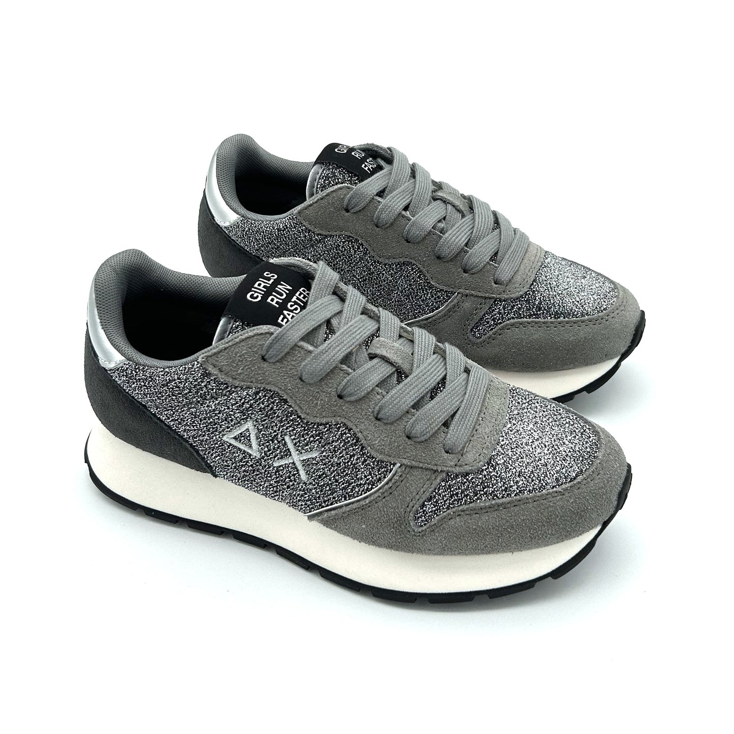 SUN68 Sneakers Suede e Glitter