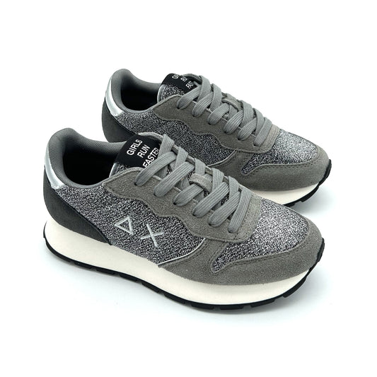SUN68 Sneakers Suede e Glitter