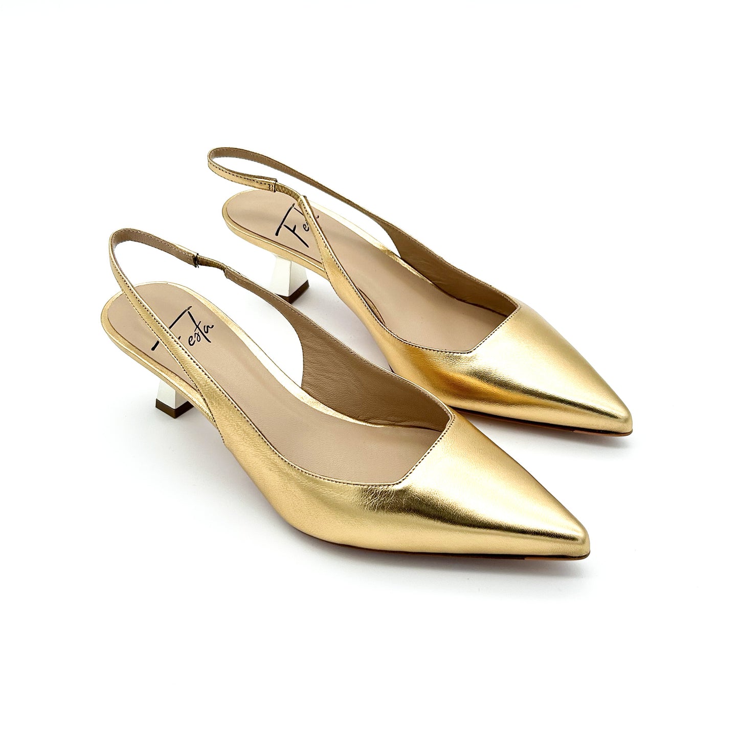 FESTA Slingback Pelle Laminata