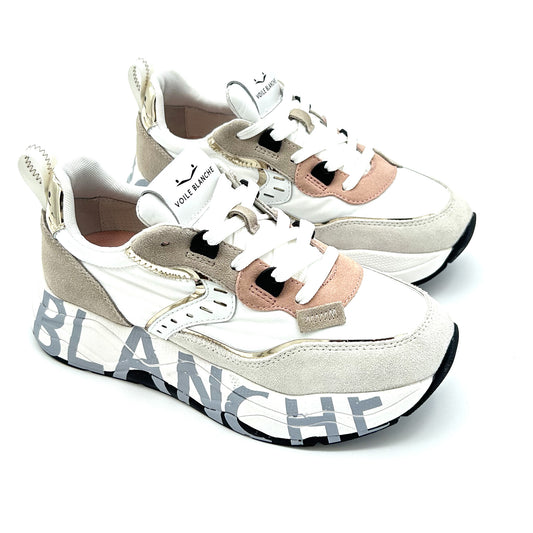 VOILE BLANCHE Sneakers Suede e Tessuto Tecnico