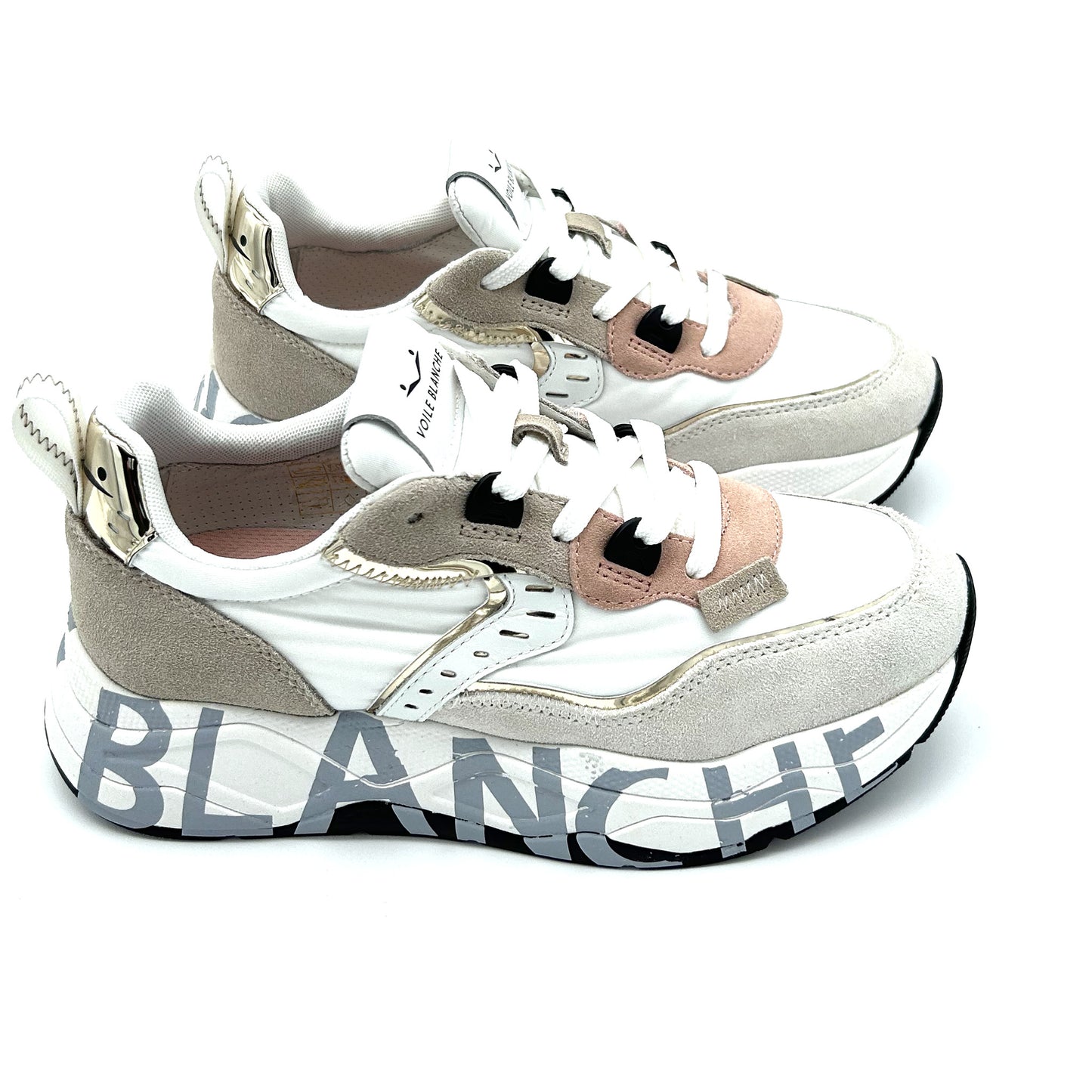 VOILE BLANCHE Sneakers Suede e Tessuto Tecnico