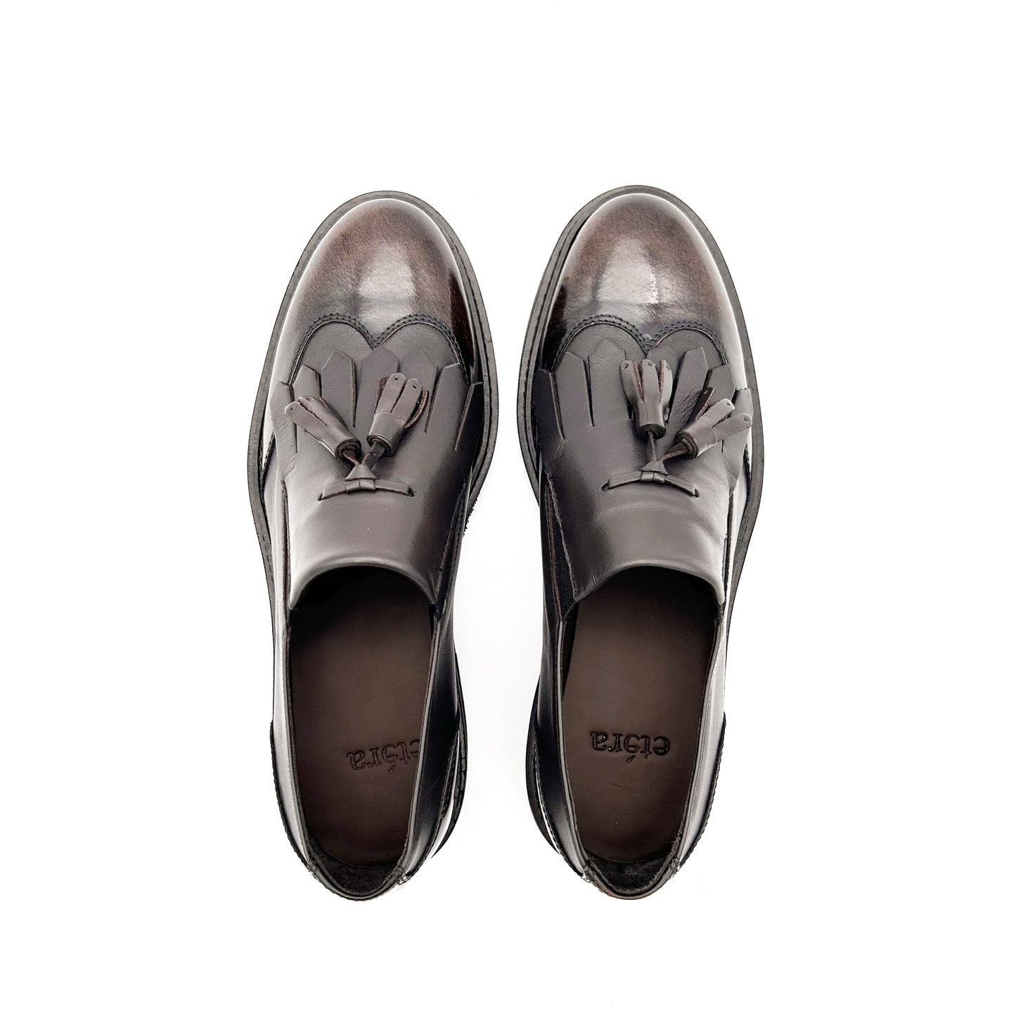 ETÈRA Mocassini Nappine e Frange