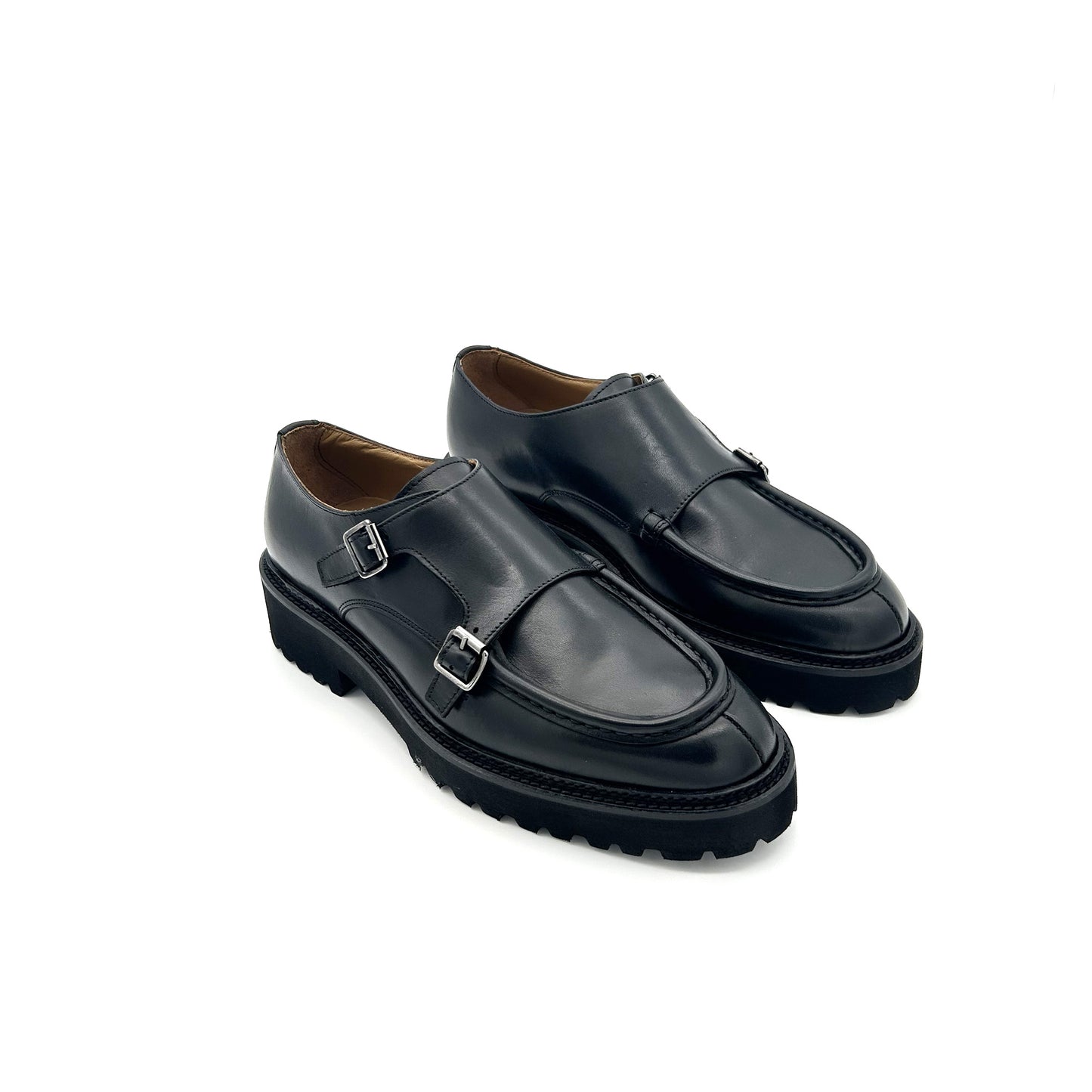 DOGE Doppia Fibbia Pelle Fondo Roccia