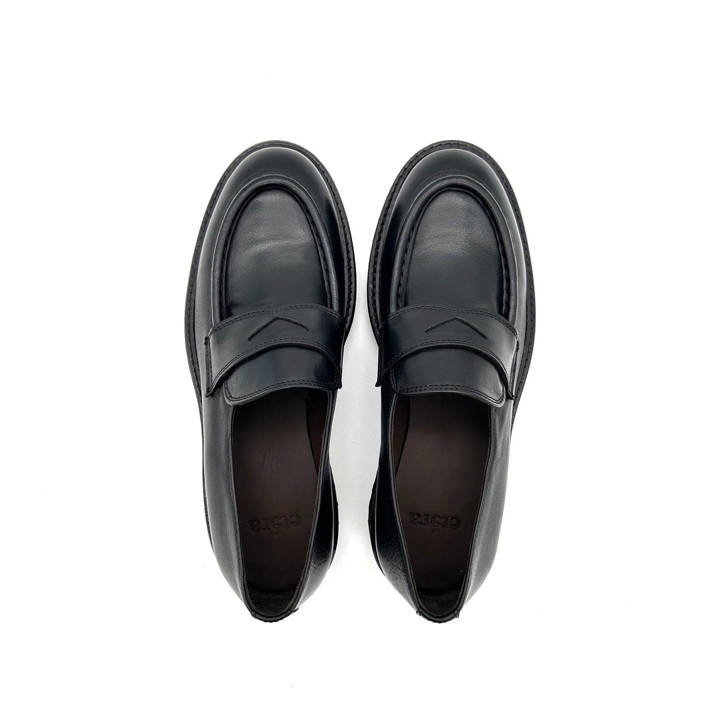 ETERA Mocassini Pelle Fondo Roccia