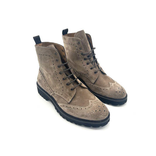 DOGE Stivaletti Pelle Scamosciata Fondo Roccia