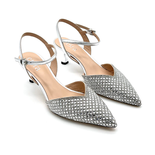 ETÉRA Slingback Strass