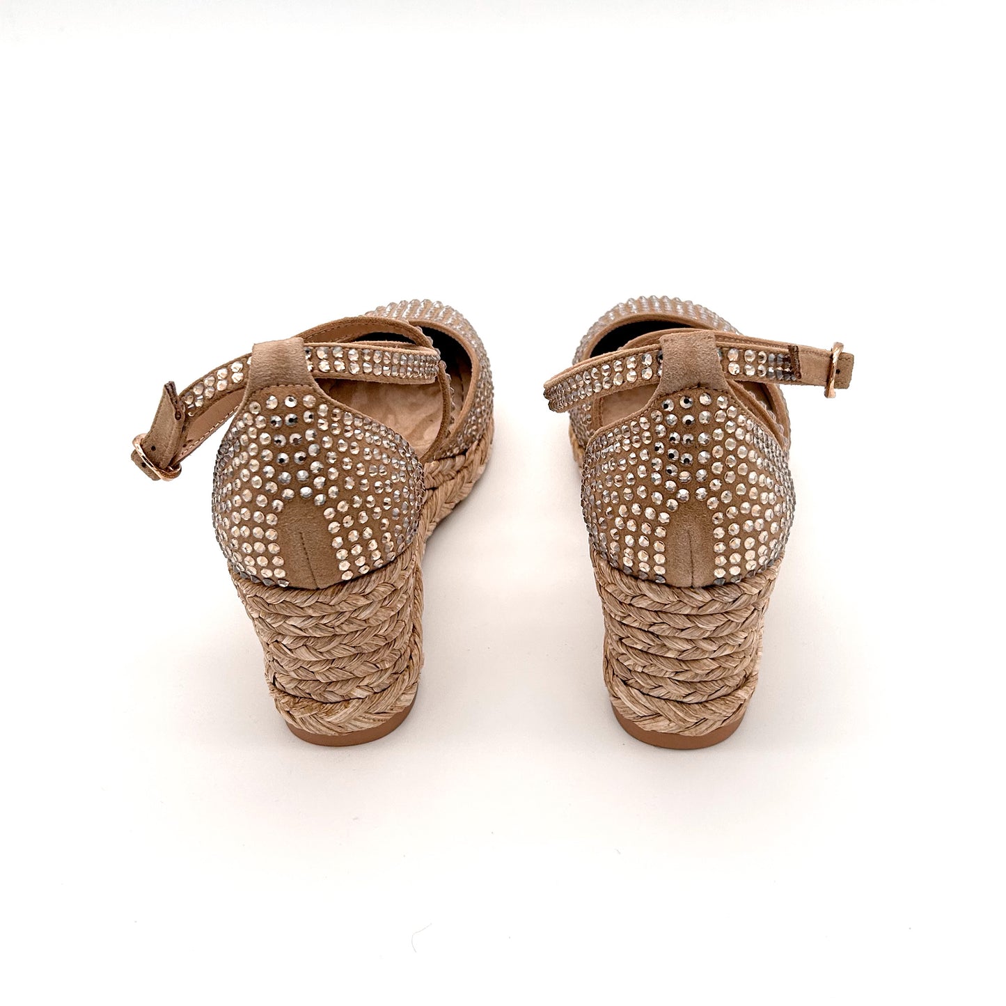 ALMA EN PENA Espadrillas Strass Pelle Scamosciata