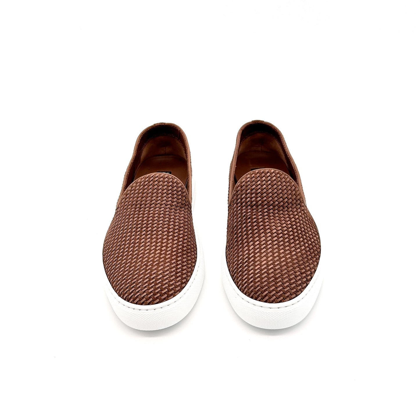 FRATELLI ROSSETTI Slip On Intrecciate Pelle e Suede