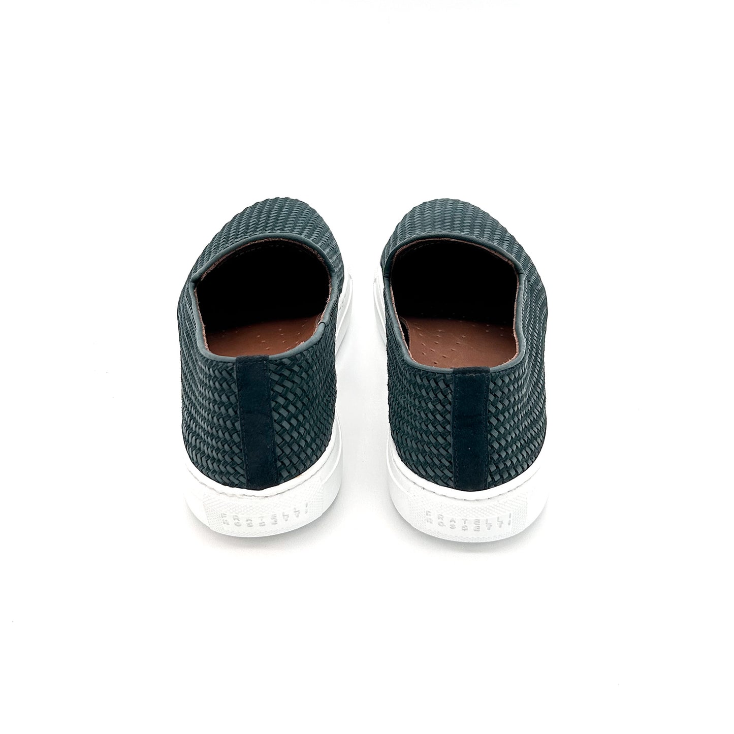 FRATELLI ROSSETTI Slip On Intrecciate Pelle e Suede