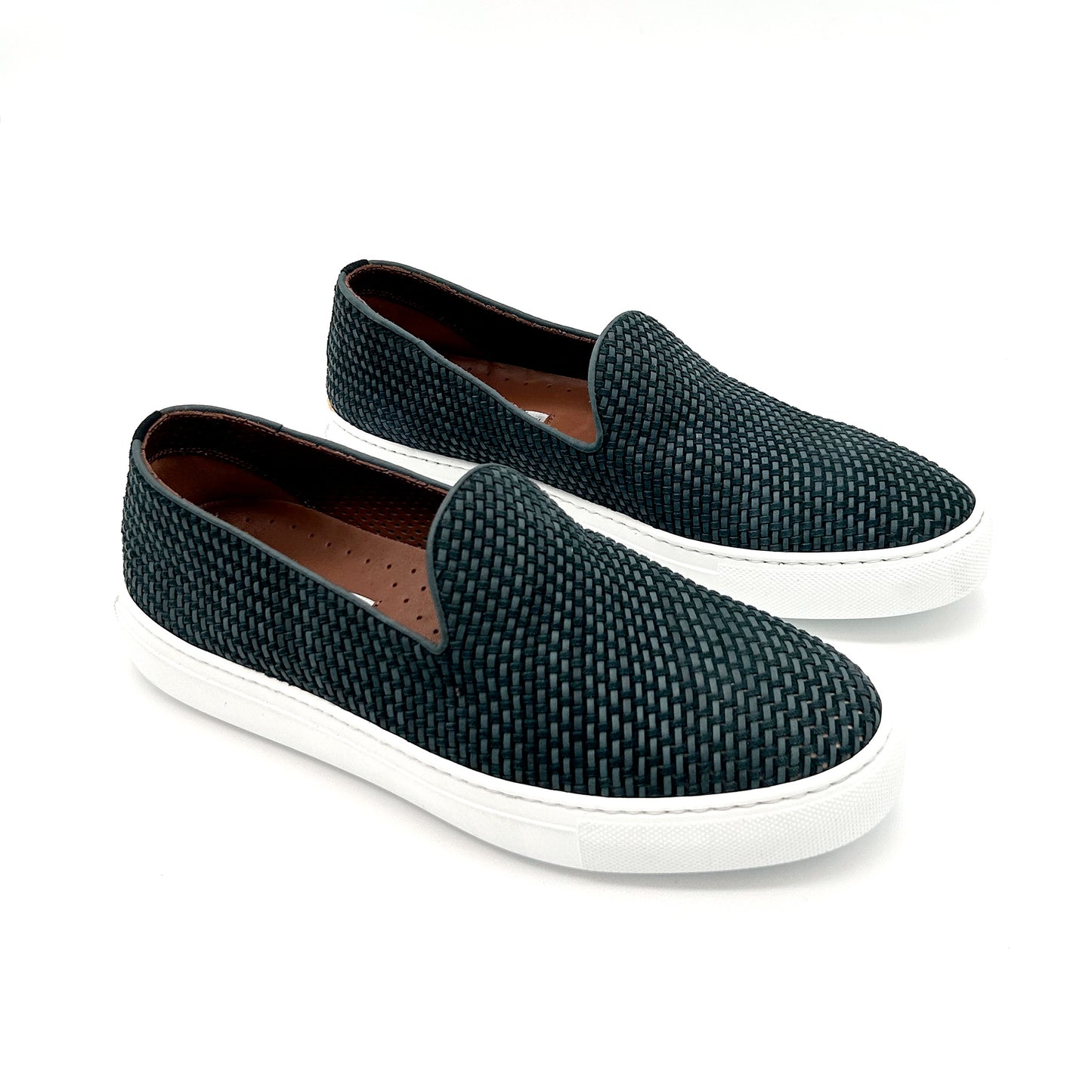 FRATELLI ROSSETTI Slip On Intrecciate Pelle e Suede